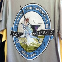Guy Harvey tees and other apparel are available at Tradewinds. They have go-go boots, too, to go through Ocracoke's deep puddles. 